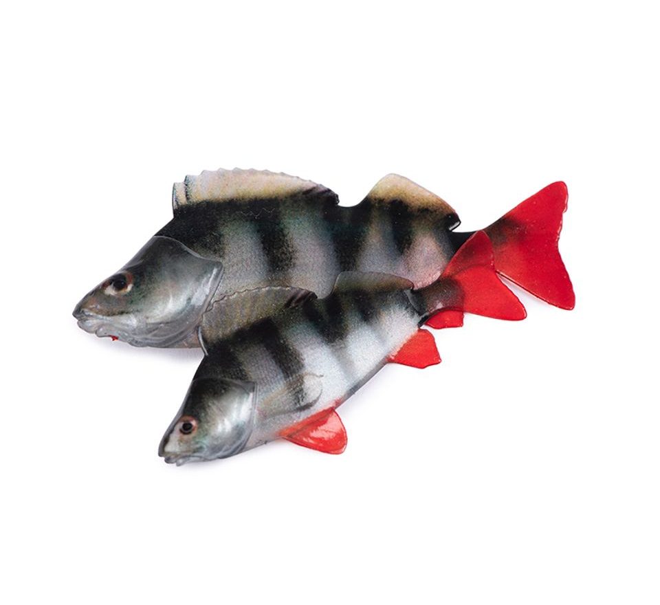 Fox Rage Gumová Nástraha Ultra Natural Perch Fillet 4ks