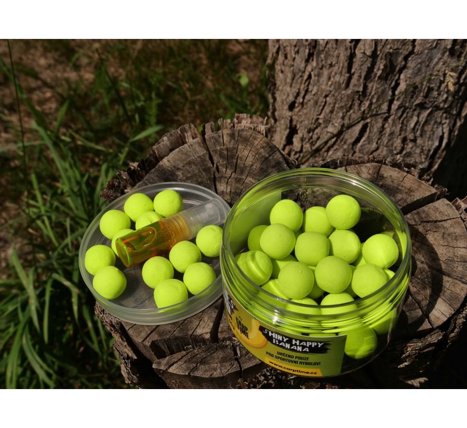 G.B.U. Plávajúce boilies Zeppelin Pop Ups Shiny Happy Banana 50g
