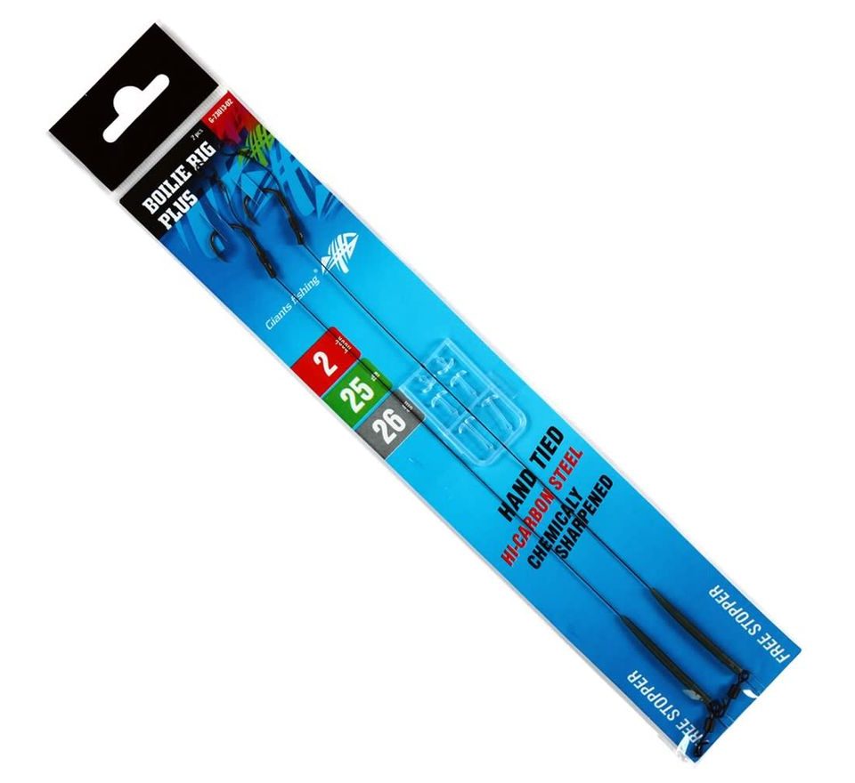 Giants fishing Kaprový návazec Boilie Rig Plus Barbless 25lb