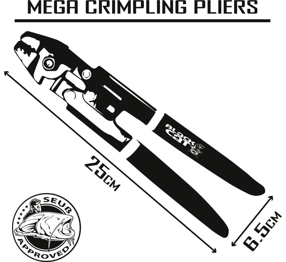 Black Cat Kleště Mega Crimping Plier 26cm