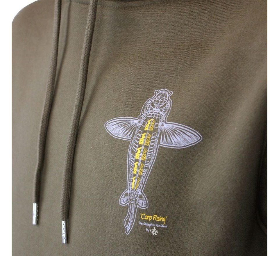 Vass Mikina Carp Rising Hoodie Khaki