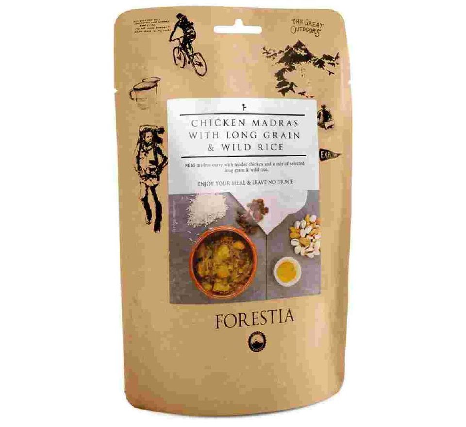 Forestia Campingová strava Kuřecí Madras s dlouhozrnnou a divokou rýží