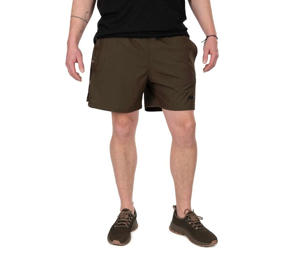 Fox Koupací kraťasy Khaki / Camo LW Swim Shorts