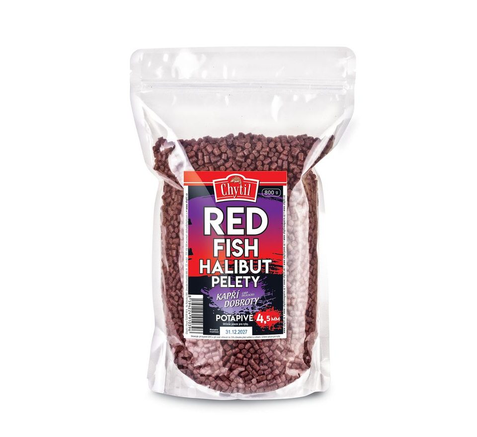 Chytil Pelety Red Fish Halibut 800g