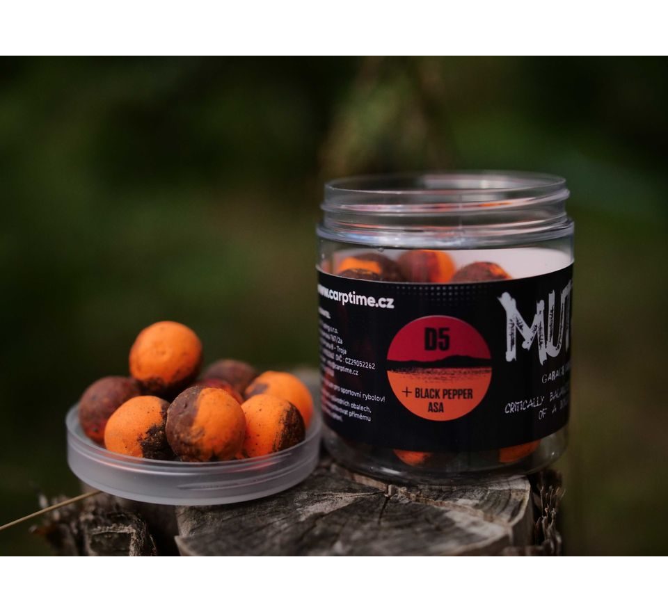 G.B.U. Boilies Mutant D5 + Black Pepper + ASA