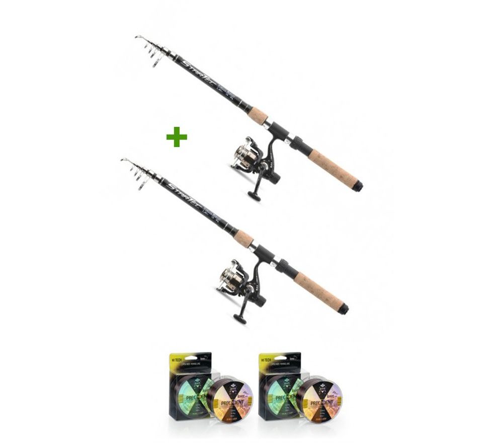 Saenger Kombo Prut StarTec 2,7m 25-65g + naviják + vlasec Akce 1+1