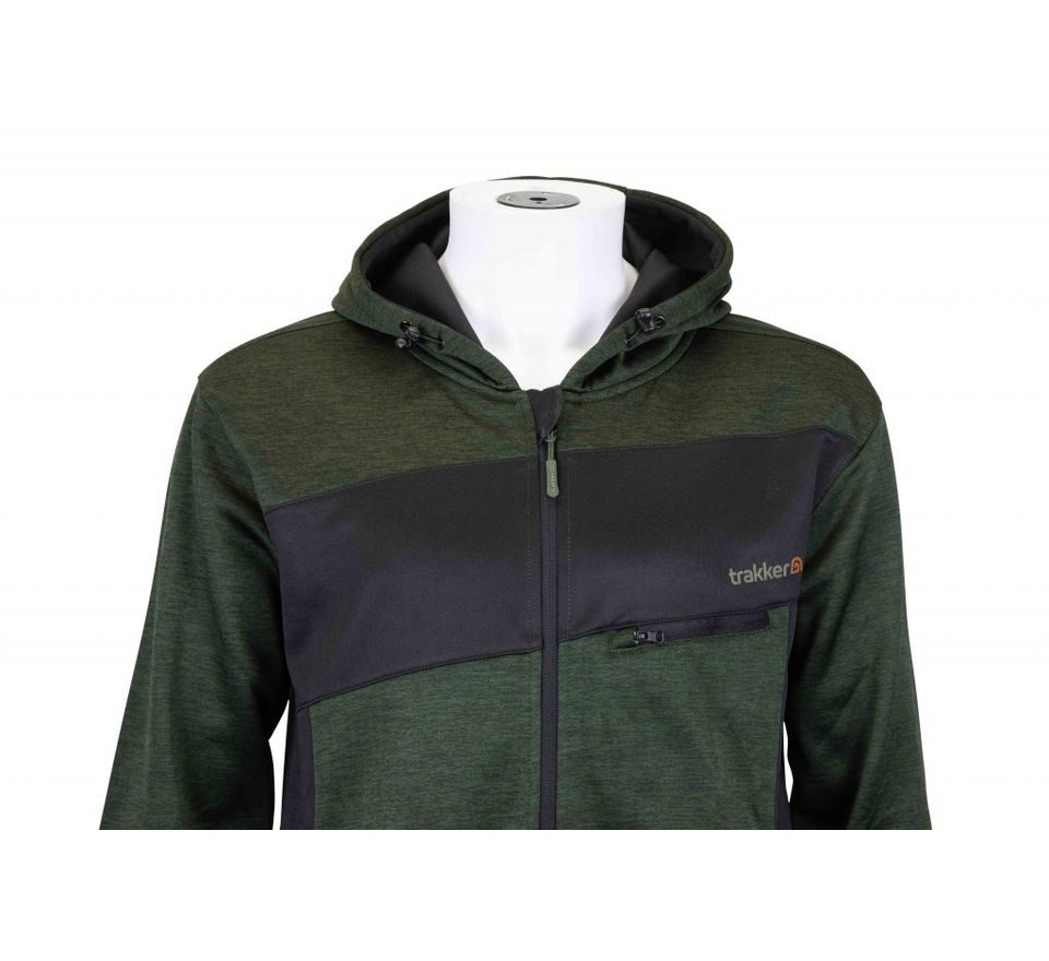 Trakker Mikina Marl Fleece Back Hoody