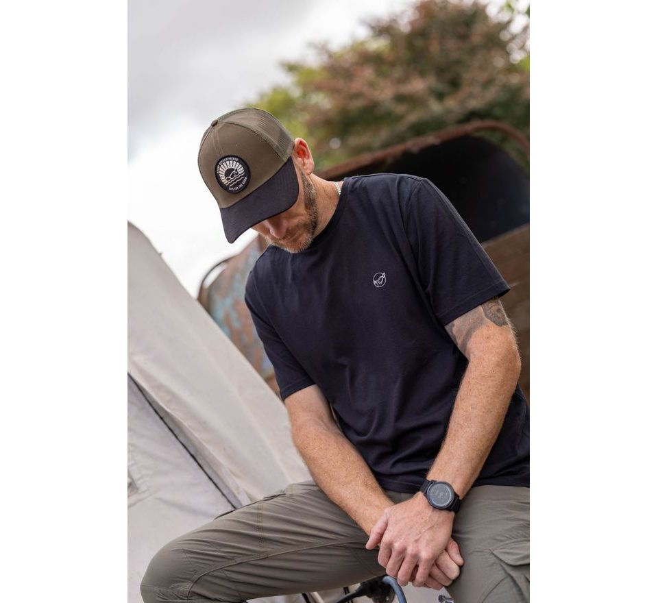 Korda Tričko One Liner Tee Čierne