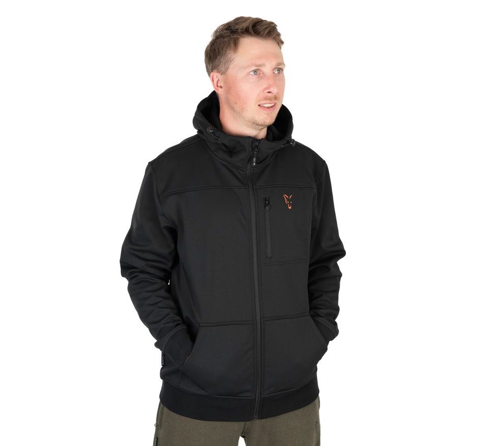 Fox Bunda Collection Soft Shell Jacket Black & Orange