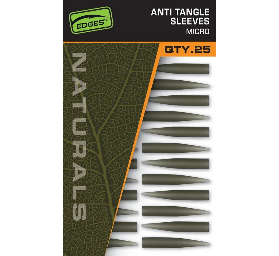 Fox Převleky Edges Naturals Anti tangle sleeve micro 25ks