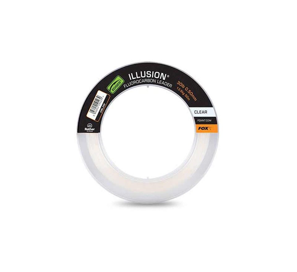 Fox Fluorocarbon Illusion Fluorocarbon Leader Clear 50m
