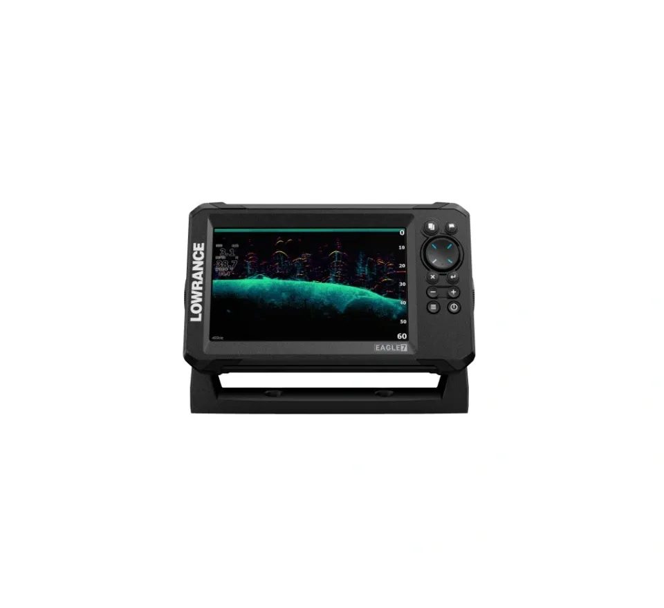 Lowrance Echolot Eagle 7 se sondou Splitshot HD + baterie + nabíječka ZDARMA