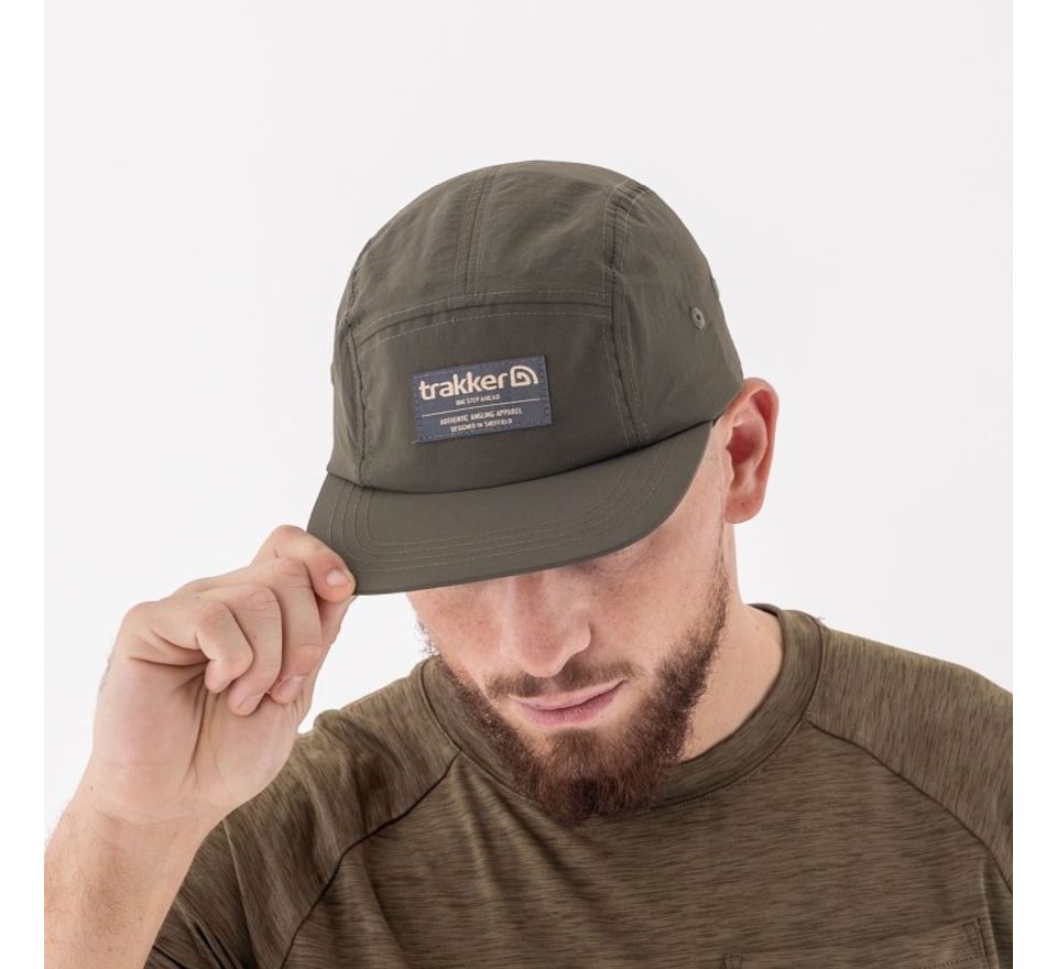 Trakker Kšiltovka 5 Panel Green Cap