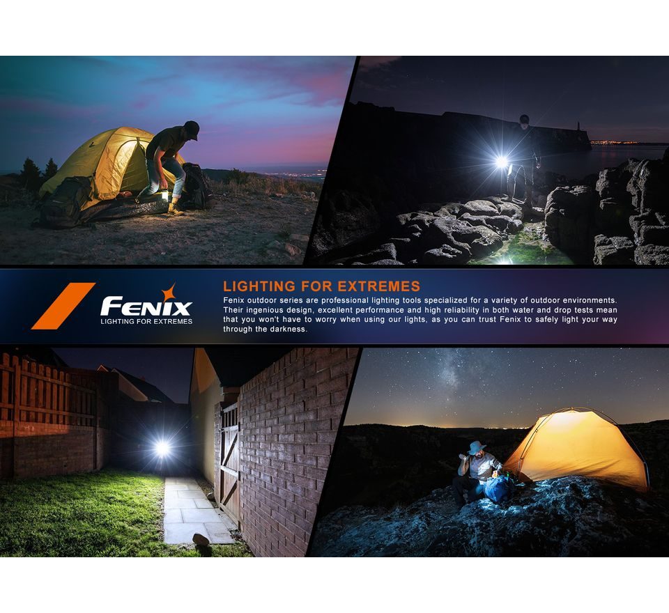 Fenix Nabíjecí lucerna CL22R černá