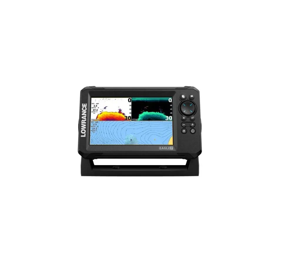 Lowrance Echolot Eagle 7 se sondou TripleShot HD + baterie + nabíječka ZDARMA