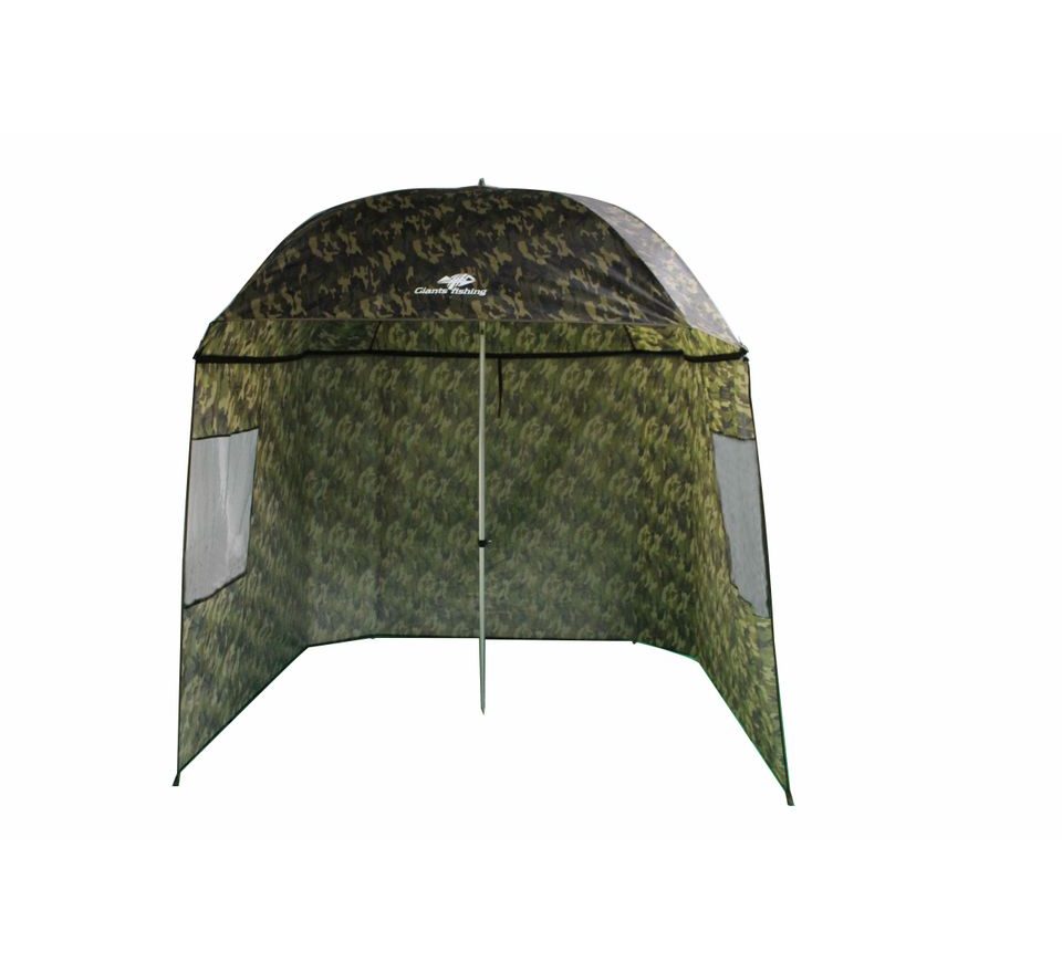 Giants Fishing Deštník Square Camo Umbrella s bočnicema 250cm