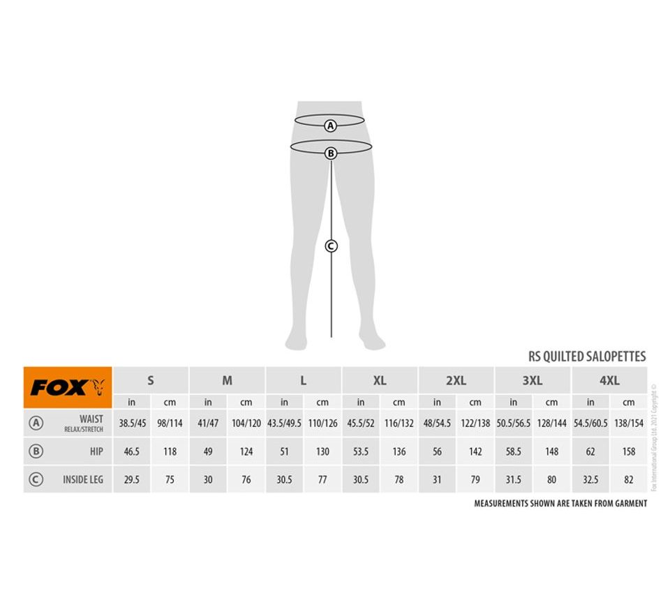 Fox Kalhoty RS Quilted Salopettes