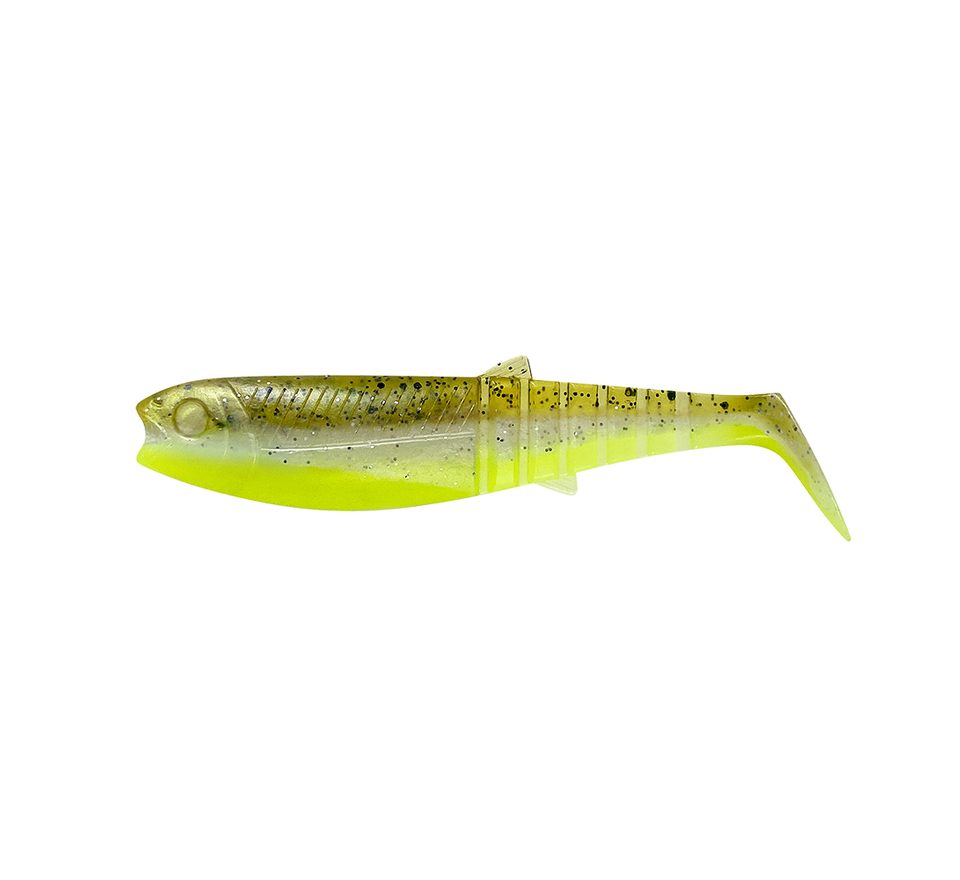 Savage Gear Gumová Nástraha Cannibal Shad Green Pearl Yellow 2ks