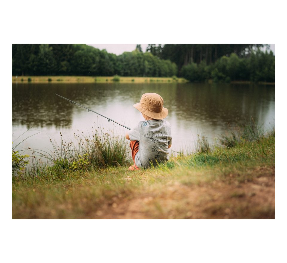 Giants fishing Tričko dětské šedé Kapřík