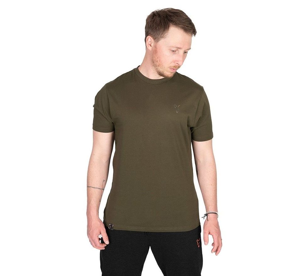 Fox Triko Khaki Head Logo T-Shirt