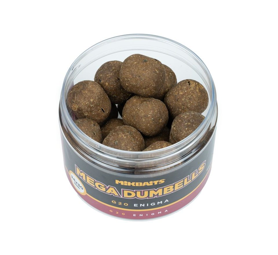 Mikbaits Boilies Gangster Mega Dumbells G20 Enigma 24x30mm 500ml