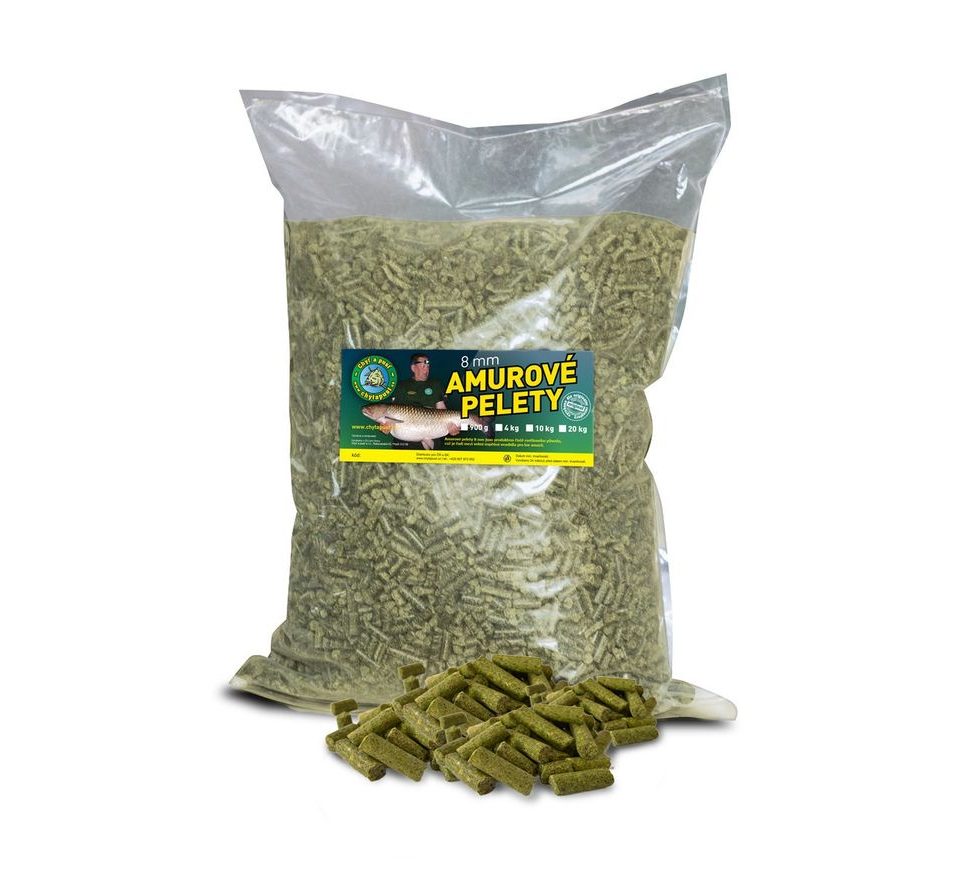 Chyť a pusť Amurové pelety 8mm 10kg