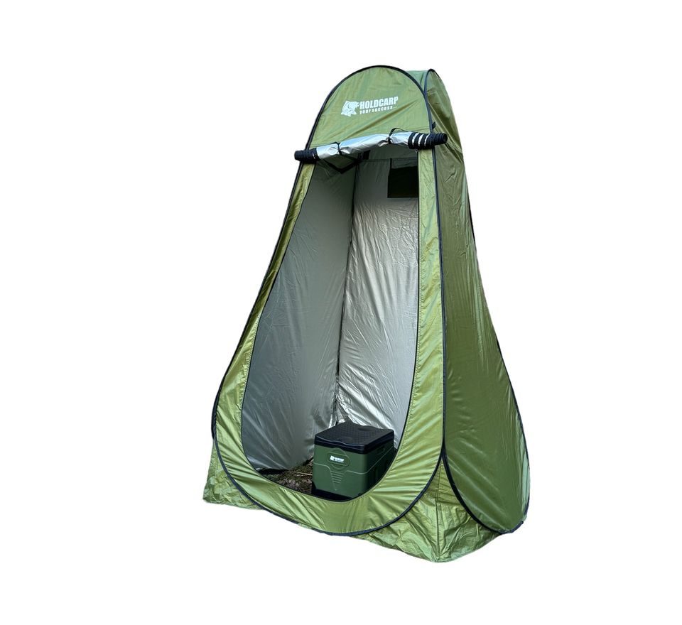 Holdcarp Set Skládací přenosná toaleta Portable Toi + Toilet & Shower Tent + Toilet Garbage Kit