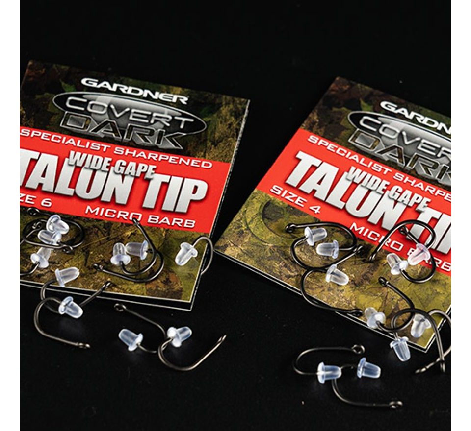 Gardner Háčiky Specialist Ručne Brúsené Covert Dark Wide Gape Talon Tip 10ks