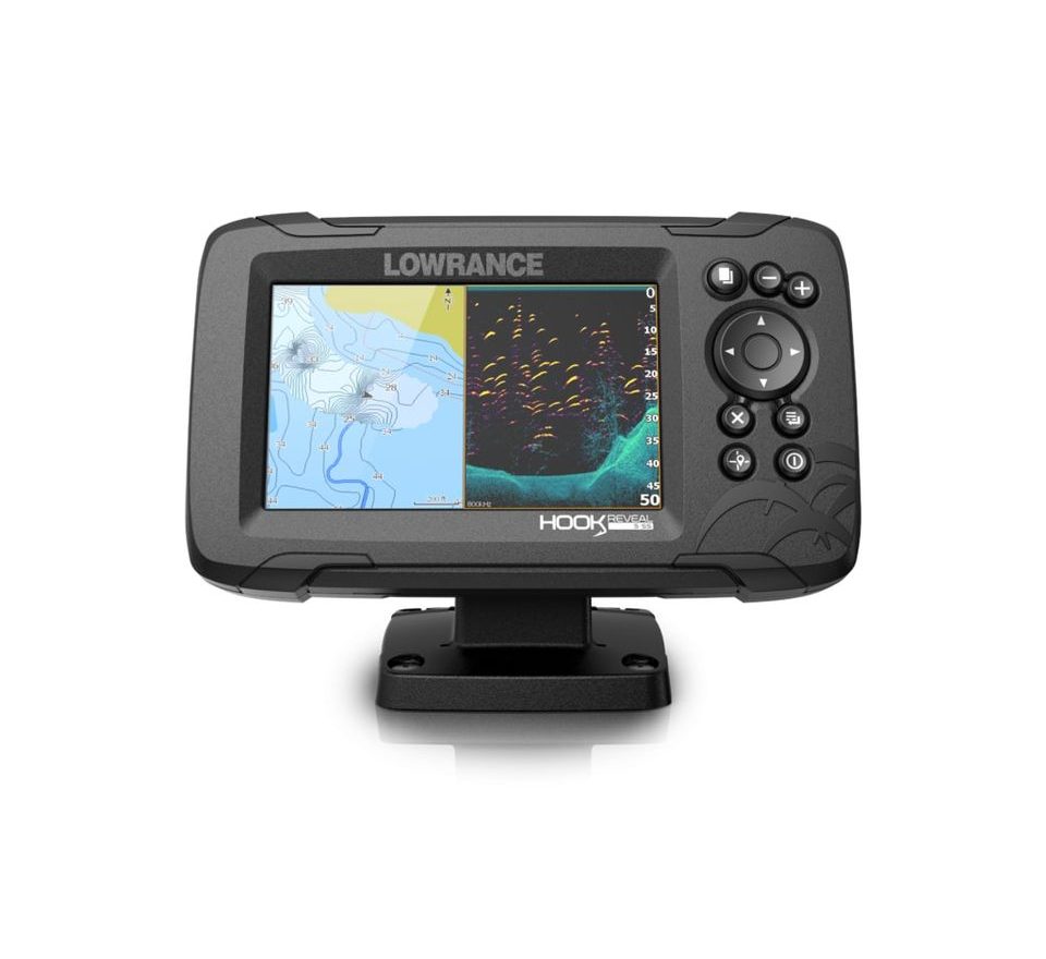 Lowrance Echolot Hook Reveal 5 se Sondou HDI 83/200khz + baterie + nabíječka ZDARMA