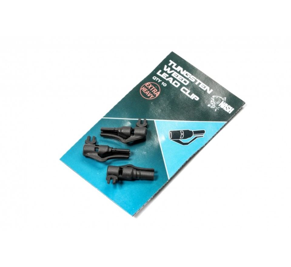 Nash Tungsten Weed Lead Clip 10ks