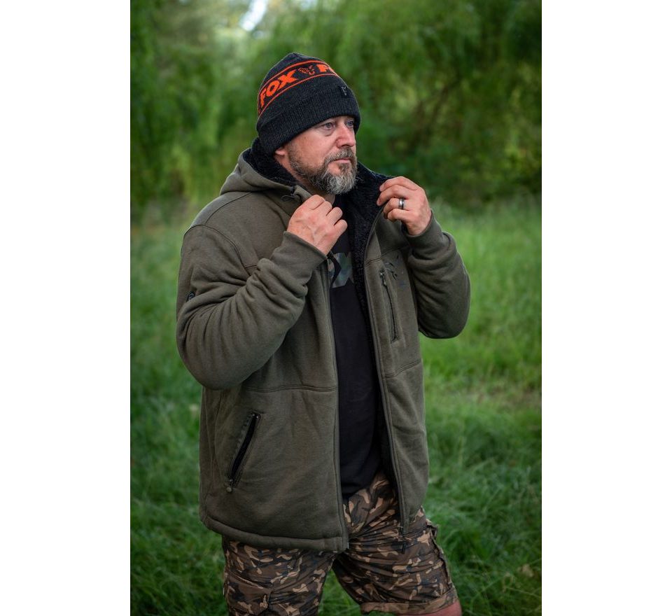 Fox Bunda Collection Sherpa Jacket Zelená & Čierna