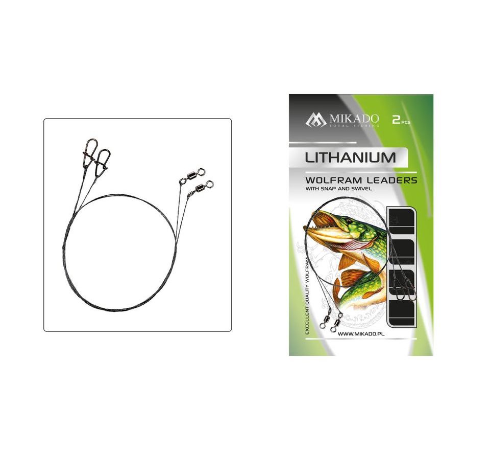 Mikado Wolframové lanko 25cm 10kg 2ks