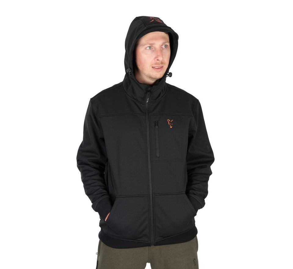 Fox Bunda Collection Soft Shell Jacket Black & Orange