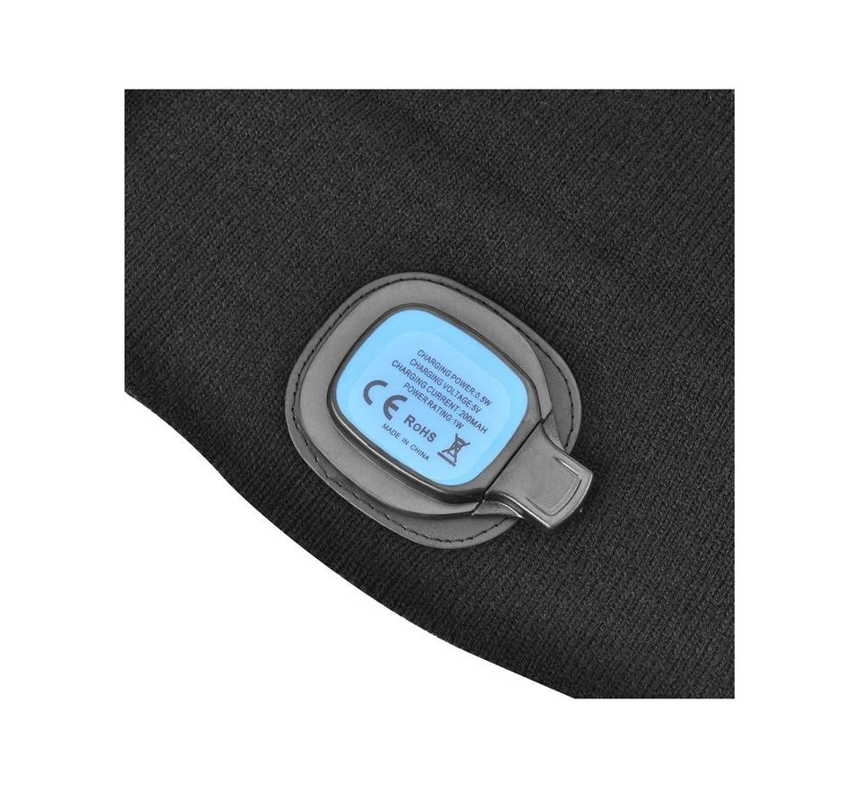 Holdcarp Zimná čiapka LED Light Beanie čierna