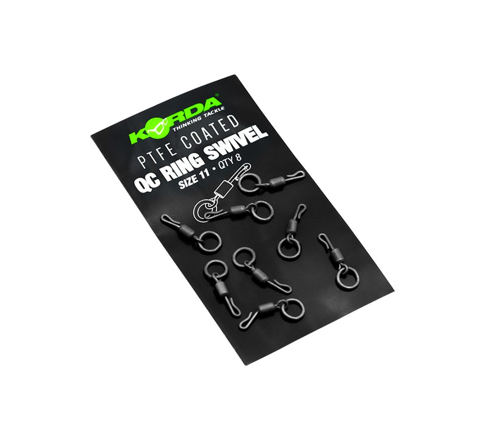 Korda Obratlík s kroužkem PTFE QC Ring Swivel 8ks