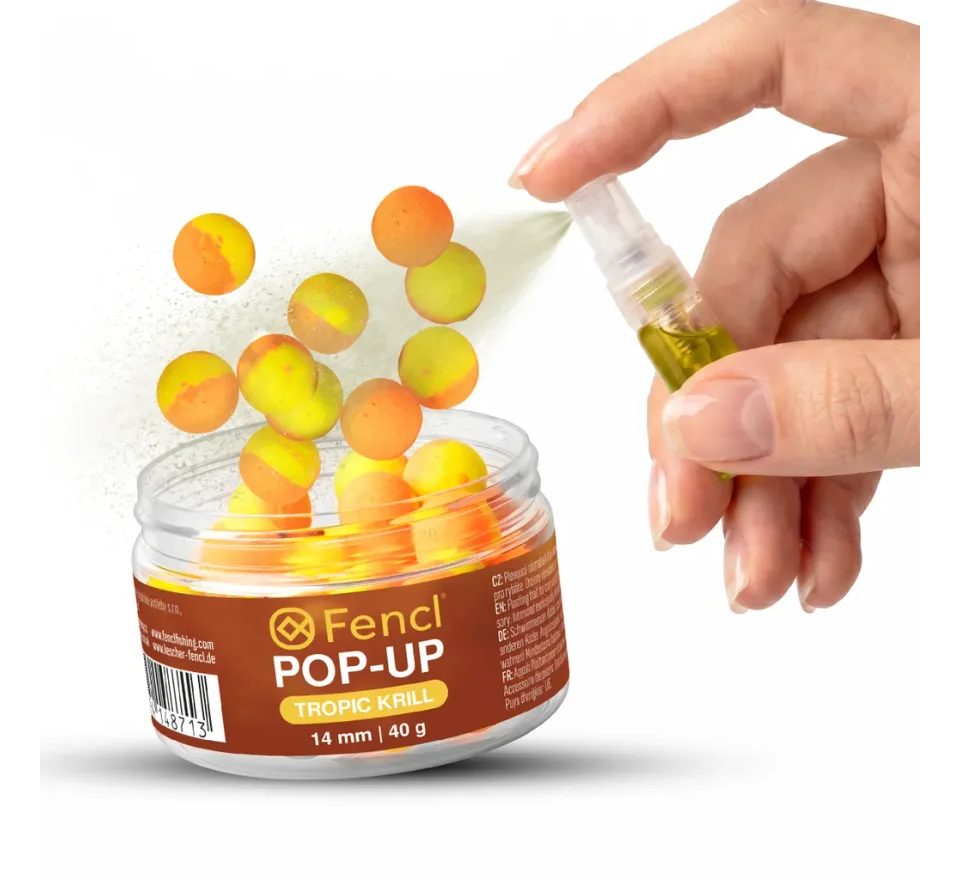 Fencl Boilies Pop Up Tropic Krill