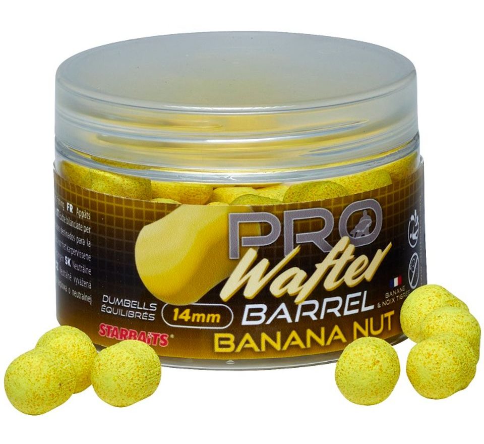 Starbaits Boilies Wafter Pro Banana Nut 14mm 50g