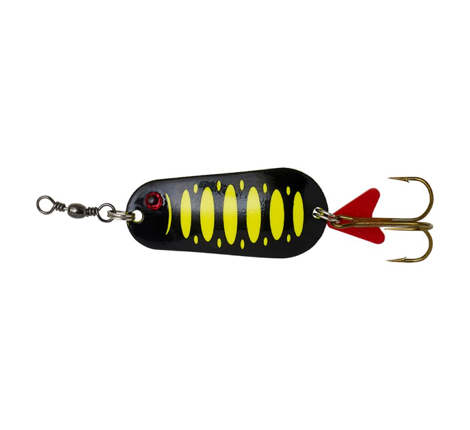 DAM Třpytka Effzett Standard Spoon Fluo Yellow/Black UV