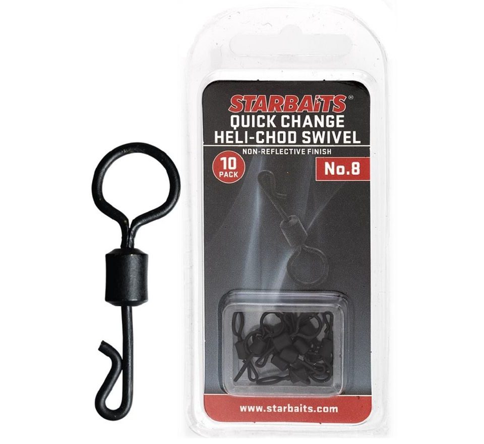 Starbaits Obratlík na helikoptéru Quick Change Heli Chod č.8 10ks