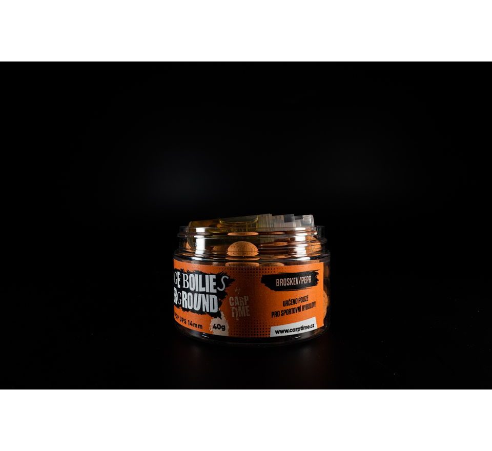 G.B.U. Plovoucí boilies Zeppelin Pop Ups Broskev-Pepř