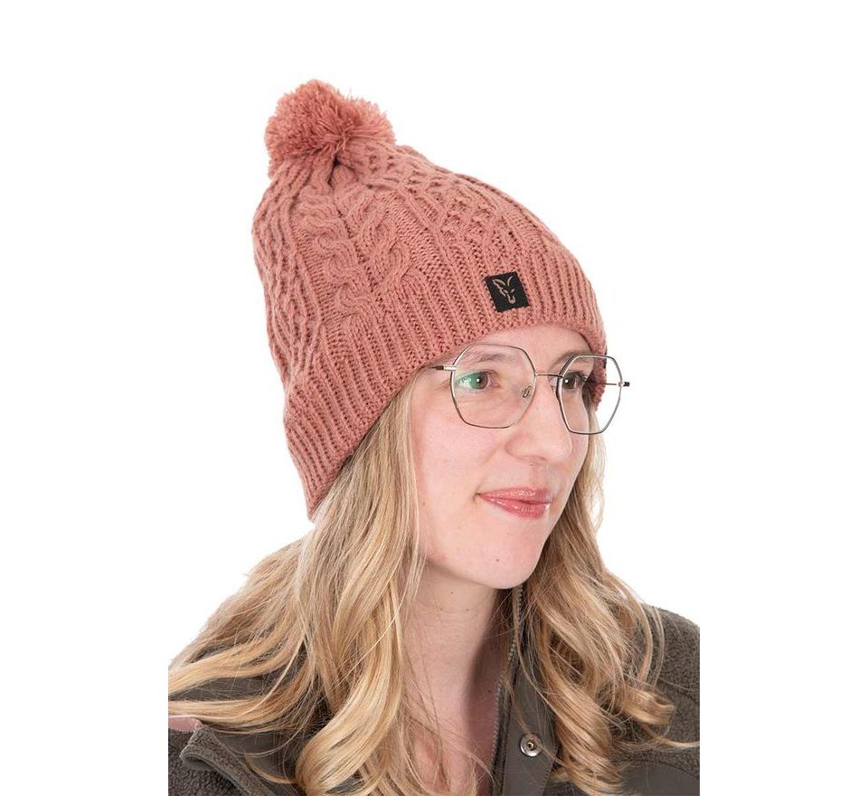 Fox Dámska zimná čiapka Ladies Knitted Bobble