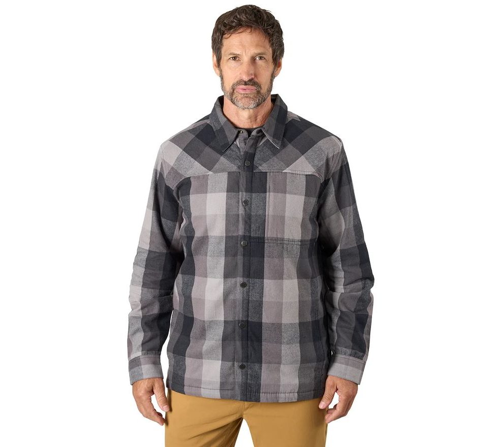 Grundéns Košile Bankside Lined Shacket Anchor Plaid