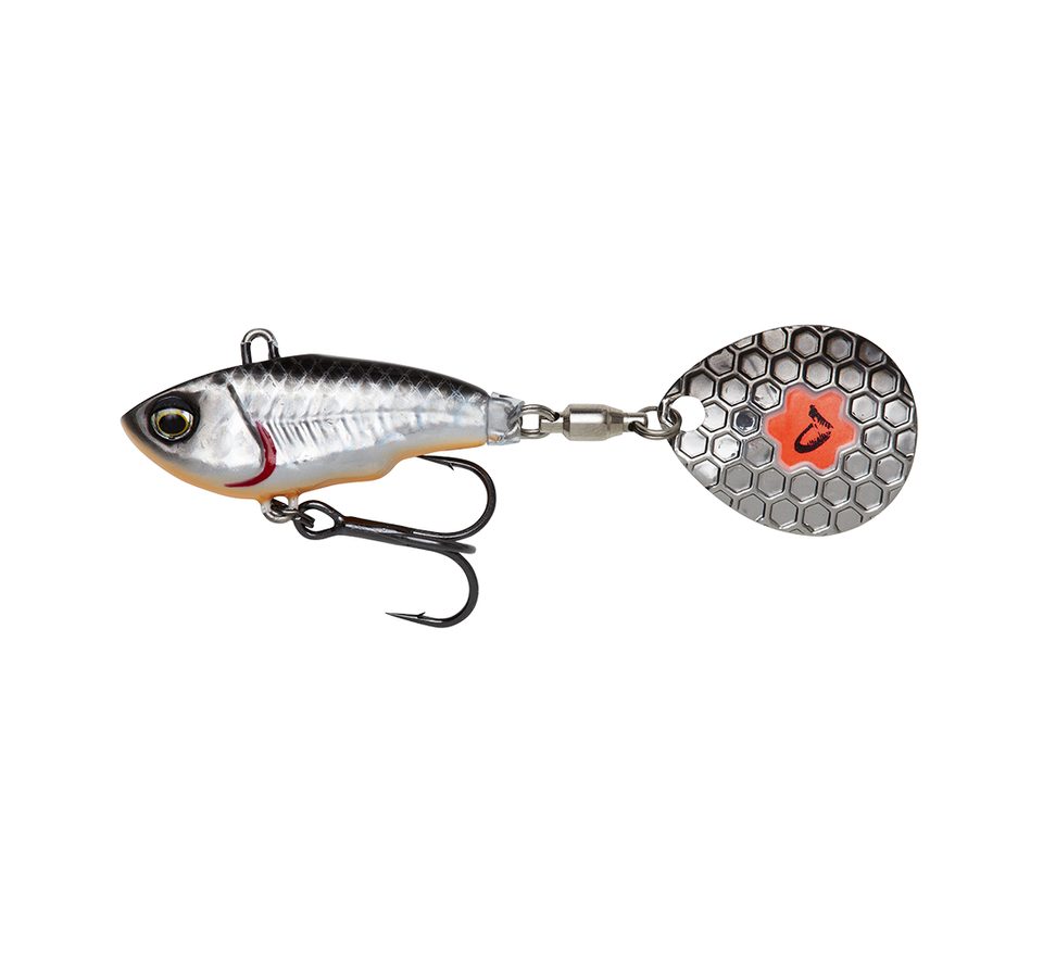 Savage Gear Wobler Fat Tail Spin Sinking Dirty Silver