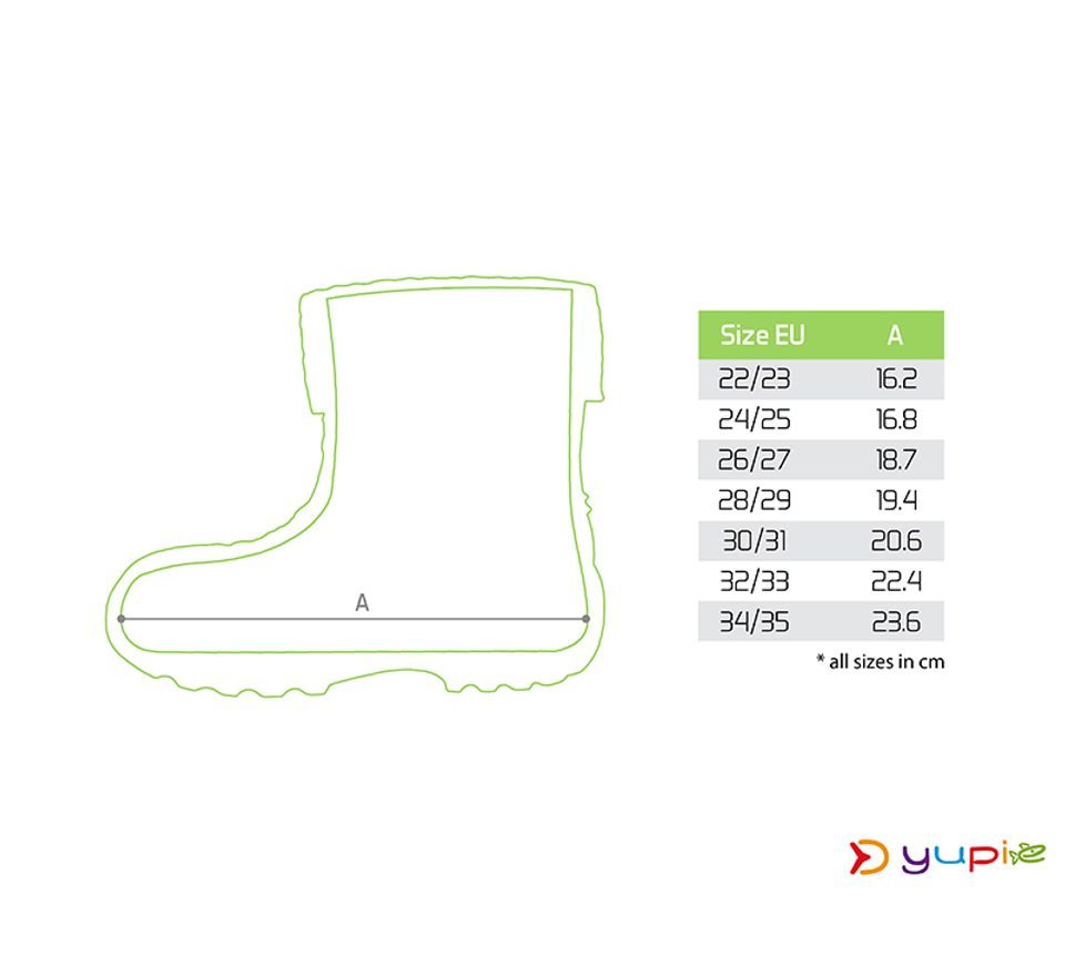 Delphin Detské gumáky s vložkou Yupie