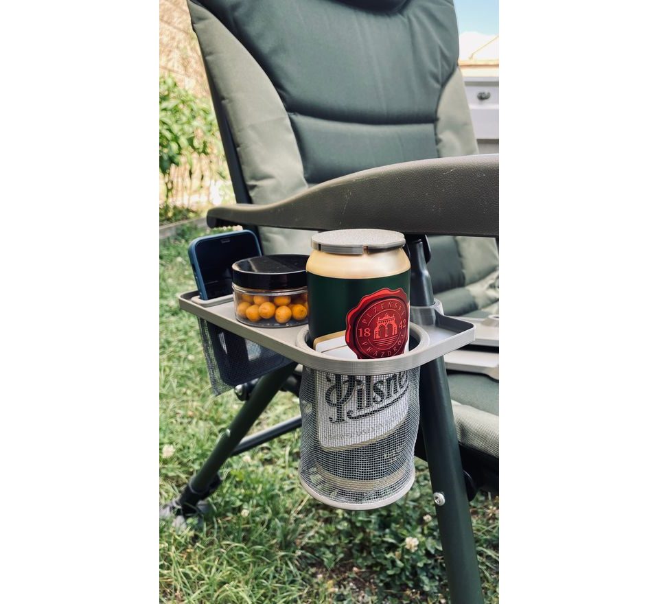 Chyť a pusť Stoleček ke křeslu + víčko na nápoje