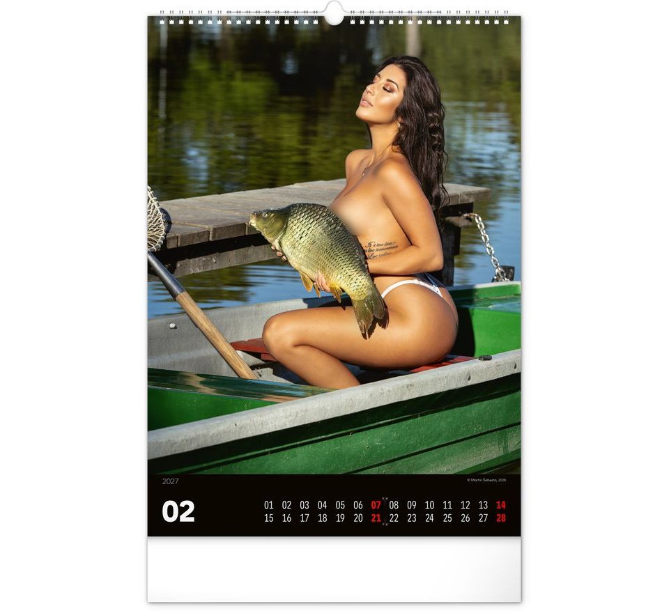 Notique Nástenný kalendár Girls and Carps 2027