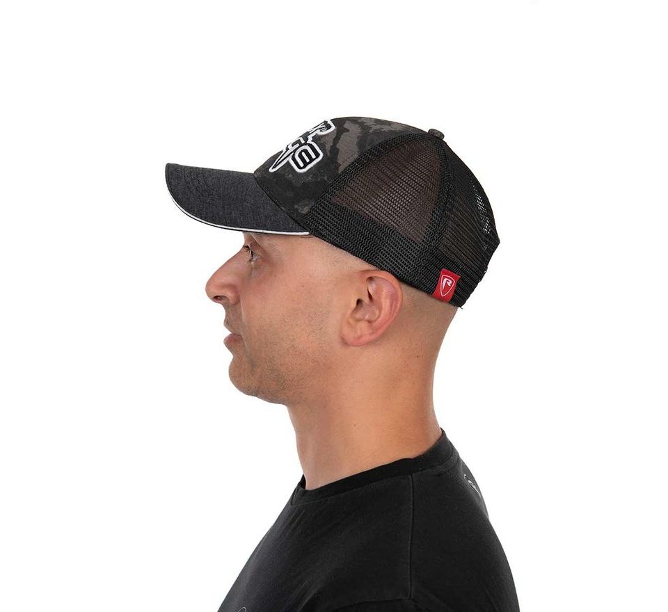 Fox Rage Vyšívaná Camo Trucker Šiltovka