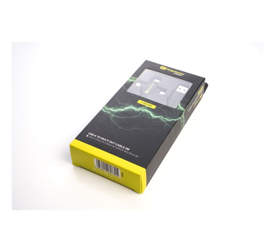 RidgeMonkey Napájací kábel Vault USB-A to Multi Out Cable 2m