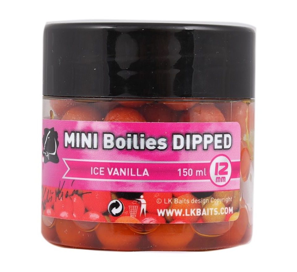 LK Baits MINI Boilies v dipu 12mm 150ml