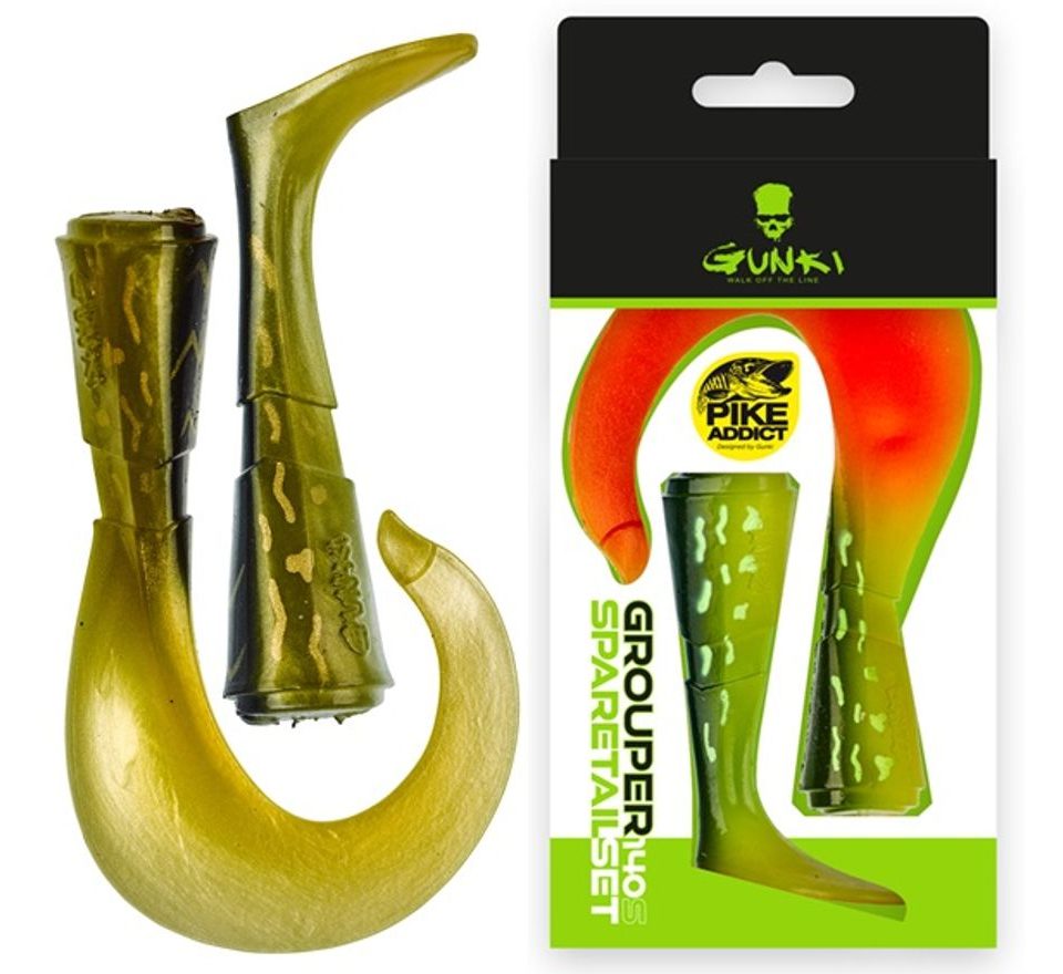 Gunki Náhradní ocásky Grouper 14cm S